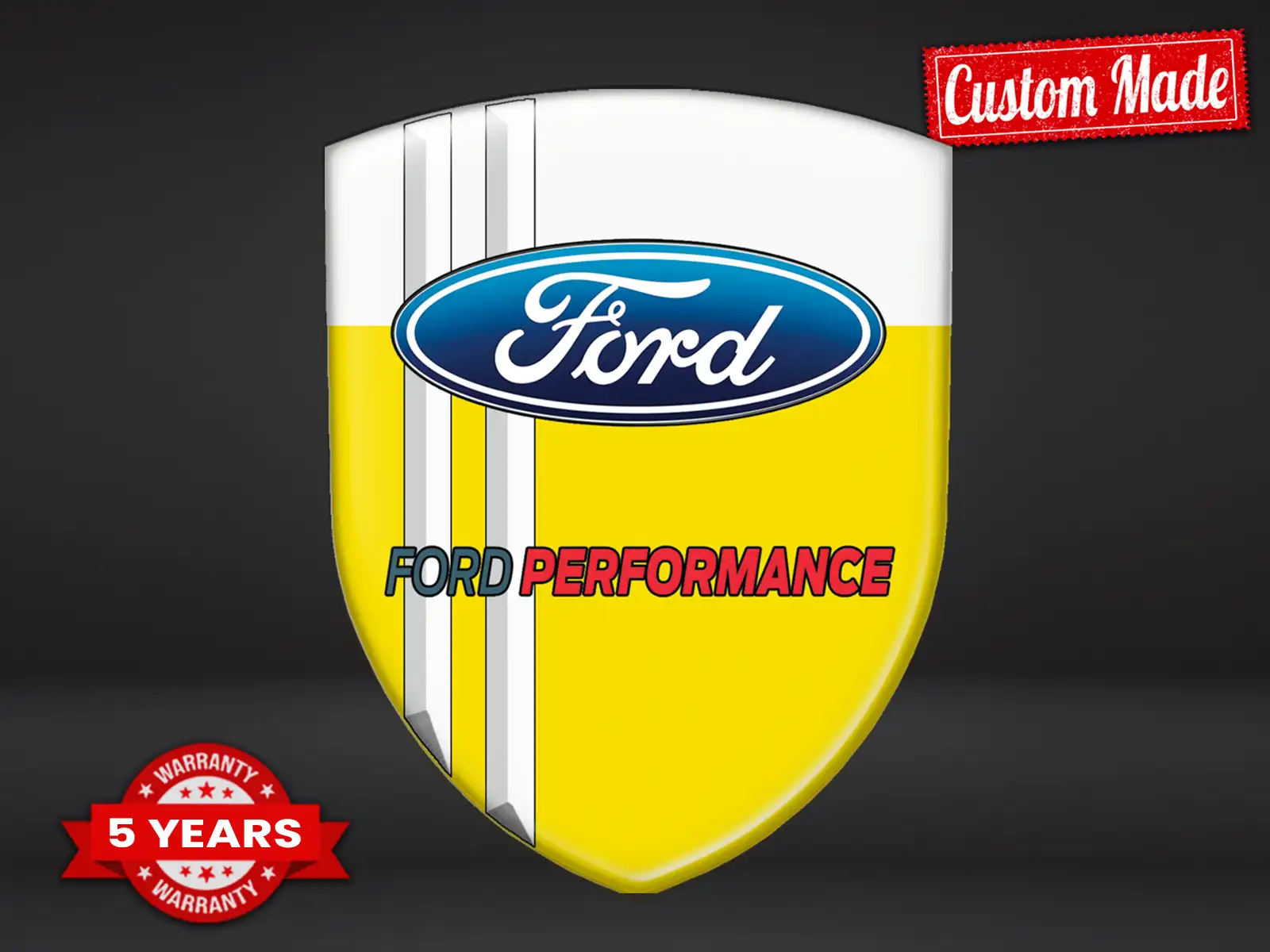 Ford Adesivi Bombati Custom Qualità Premium Etichette Eleganti